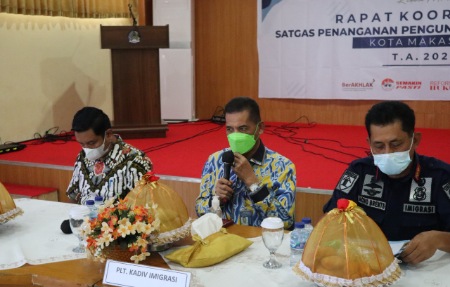 Tangani Pengungsi, Satgas PPLN Rudenim Makassar Rakor Tangani Pengungsi, Satgas PPLN Rudenim Makassar Rakor