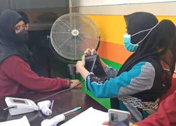 Jurnalis Puji Layanan RSUD Andi Makkasau saat Lakukan Booster 