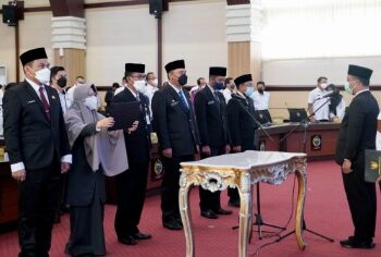 6 Pejabat Hasil Lelang Jabatan Dilantik