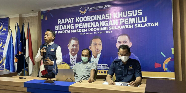 Tindak Lanjuti Hasil Rakorsus, NasDem Parepare Segera Konsolidasi Inventarisir Bacaleg 2024