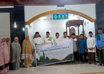 Safari Ramadhan STAIN Majene di salah satu masjid di Desa Tandasura, Majene, Kamis (21/4/2022)