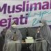 Inspirator Hijrah, Peggy Melati Sukma dalam Tablig Akbar Muslimah Sejati di STIBA Makassar, Jumat (22/4/2022)