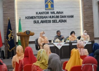 Hadiri Pertemuan DWP, Kakanwil Kemenkumham Sulsel Tekankan Ini