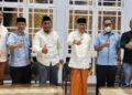 Foto: Pengurus KONI bertemu HM.Taufan Pawe di rumah jabatan Wali Kota, Rabu/27/4/2022. (Ist)