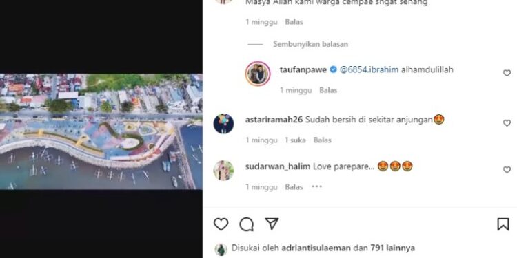 Wali Kota Parepare : Anjungan Cempae Jadi Lokasi Favorit Ngabuburit Selama Ramadan Wali Kota Parepare : Anjungan Cempae Jadi Lokasi Favorit Ngabuburit Selama Ramadan