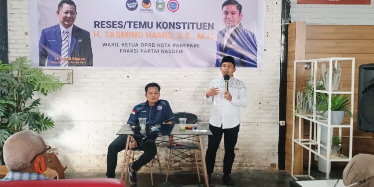 Temu Konstituen, Wakil Ketua DPRD Parepare Tasming Hamid : Tahun Ini 32 Rumah Akan Dibedah
