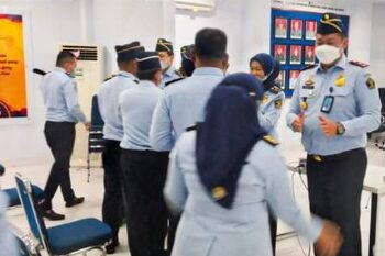 Jajaran Kanim Parepare Halal Bihalal Usai Apel Bersama Menkumham