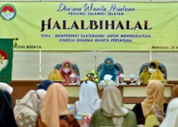 Silaturahmi Bersama DWP Sulsel, Naoemi Octarina Pesan Buat Hati Suami Tenang