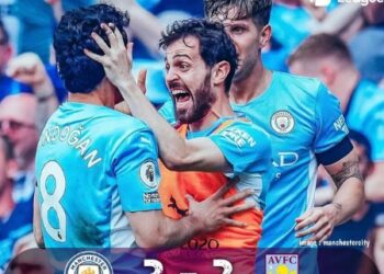 Kalahkan Aston Villa 3-2 Man City Juara Liga Inggris Musim 2022