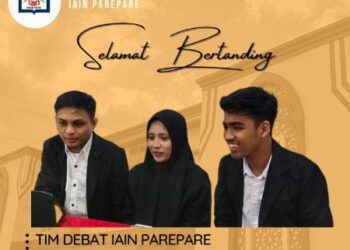3 Mahasiswa FAKSHI IAIN Parepare Lolos ke Semifinal Debat Nasional