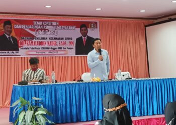 Legislator Gerindra Parepare Kamaluddin Kadir Serap Aspirasi Warga Sembari Perkenalkan Ketua Baru