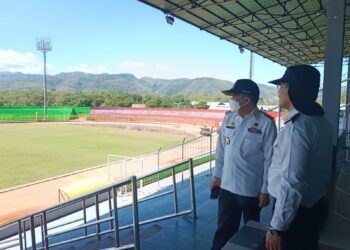 H-4 Laga PSM vs Sulut United, Wali Kota Parepare Pantau Progres Tadion GBH