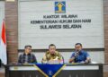 DPRD Enrekang Kunjungi Kanwil Kemenkumham, Konsultasikan Ranperda Inisiatif 2022