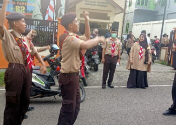 Ketua Kwartir Cabang Gerakan Pramuka Sulsel Suarakan Pemilu Jurdil