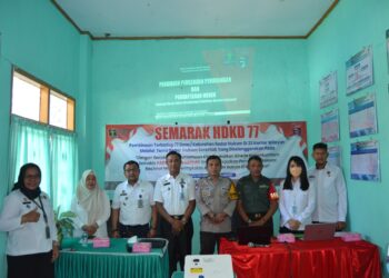 Semarak HDKD ke-77 di Kelurahan Mamajang Kota Makassar, Rabu (27/7/2022)