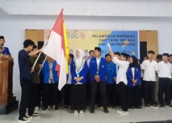 PMII Komisariat IAIN Parepare Gelar Pelantikan Bersama dan Temu Wicara