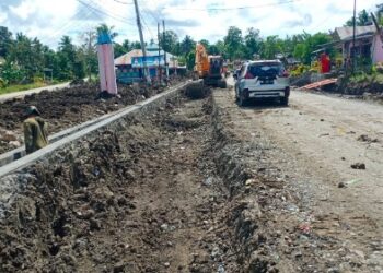 Prioritas Gubernur, Ruas Salaonro-Ulugalung di Wajo Tengah Progres Rekonstruksi