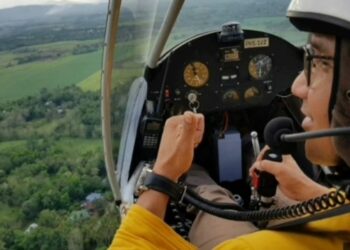 Setelah 77 Tahun, Akhirnya Ada Pesawat Mengangkasa di Langit Pinrang Lewat Bandara Ex Malimpung