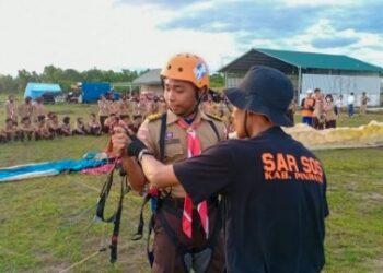 Pramuka Pinrang Kini Punya Saka Dirgantara