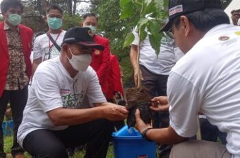 Menko PMK Tanam Pohon di UNHAS