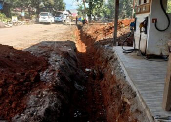 Jalan Pattalassang di Gowa Masuki Tahap Galian Drainase