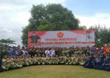 Pelaksanaan TNI Manunggal Membangun Desa (TMDD) oleh Kodim  1405 resmi ditutup, Rabu (24/8/2022)