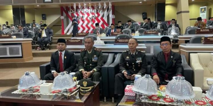 Wali Kota Parepare Bersama Forkopimda Saksikan Pidato Kenegaraan Presiden di DPRD Secara Virtual