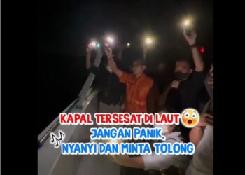 Kapal yang Ditumpangi Menteri Sandiaga Uno Kesasar, Warganet Mantaaap