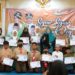 Pembina Majelis Anak Saleh (MAS) Kota Parepare, Hj Erna Rasyid Taufan menutup secara resmi kegiatan lomba bertajuk Syiar Syair Anak Negeri di Barugae Rujab Wali Kota Parepare, Jumat (26/8/2022)