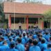 Kunjungan Kadisporapar Parepare, Amarun Agung Hamka di SMPN 10 Parepare disambut antusias ratusan siswa, Kamis (15/9/2022)