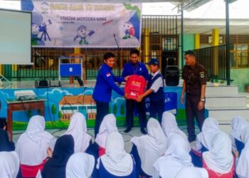 BMKG Gowa Goes to School di Daerah Pesisir Pantai di Pinrang