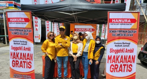 Partai Hanura Sulsel Berbagi Makanan Gratis Partai Hanura Sulsel Berbagi Makanan Gratis