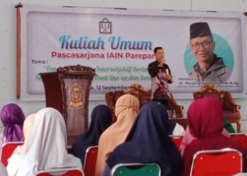 Kuliah Umum Pascasarjana IAIN Parepare Hadirkan Pemateri dari UIN Sunan Kalijaga
