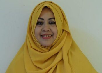 Hj. Erna Rasyid Taufan, Ketua DPD II Golkar Parepare, Fot : Int.