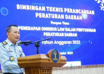 Hadirkan Dua Narsum, Kanwil Kemenkumham Sulsel Gelar Bimtek Ranperda