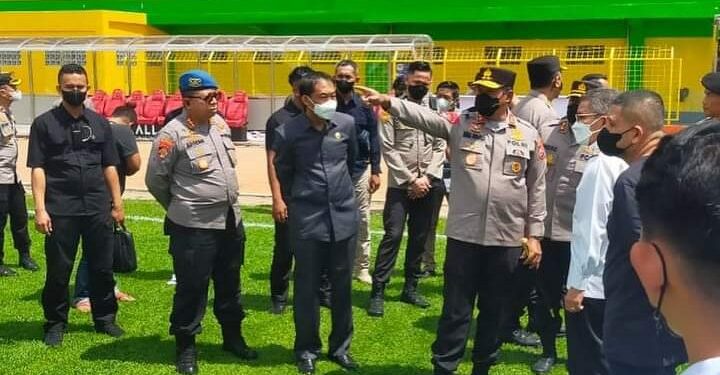 DPRD Kota Parepare bersama manajemen PSM Makassar membahas tarif sewa Stadion Gelora BJ Habibie (GBH) Parepare, Jumat (2/9/2022)