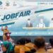 Gubernur Sulsel, Andi Sudirman Sulaiman memberi arahan dalam kegiatan job fair