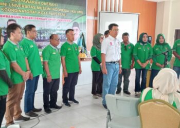 Dr H Ahmad Saleh SH MH MKn terpilih sebagai Ketua Ikatan Alumni Universitas Muslim Indonesia (UMI) Makassar, Kota Parepare,  Sulawesi Selatan, pada Musyawarah Daerah (Musda) I di Kafe Warna-warni, Jalan Jenderal Sudirman, Parepare, Sabtu (17/9/2022).