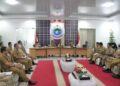 Pj Gubernur Sulbar, Akmal Malik memimpin Rapat Koordinasi Pimpinan OPD di Kantor Gubernur (Eks Rujab Wagub), Selasa (20/9/2022).