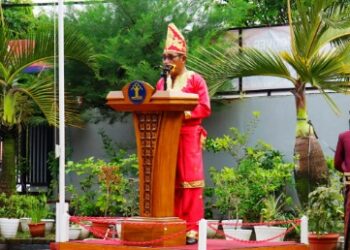 Pimpin Upacara HSP ke-94, Kakanwil Kumham Sulsel: Bersatu Padu Harga Mati