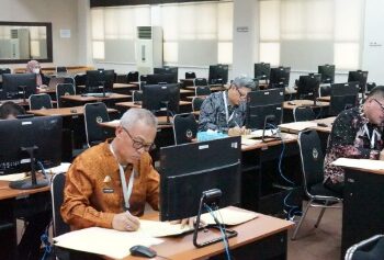 Empat Pejabat Ini Ikuti Asesmen dan Tertulis Seleksi JPT Sekda Sidrap