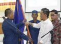 Ketua PWI Provinsi Sulawesi Selatan, Agus Salim Alwi Hamu melantik Ketua PWI Kabupaten Pinrang, Muhammad Nur di di Ruang Aula Kantor Bupati Pinrang, Selasa (15/11/2022).