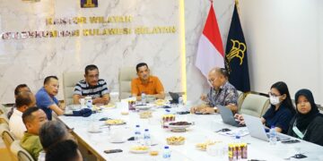 Tim dibentuk pada Rapat yang digelar Kakanwil bersama para Kepala Divisi dan Pejabat Pengawas di Ruang Rapat Kantor Wilayah, Sabtu (19/11/2022).