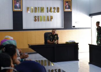 14 Ahli Waris Prajurit Terima Santunan dari Dandim 1420 Sidrap