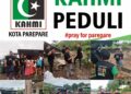 Pengurus KAHMI Parepare Bergerak Cepat Bantu Korban Banjir Berbagi Sembako