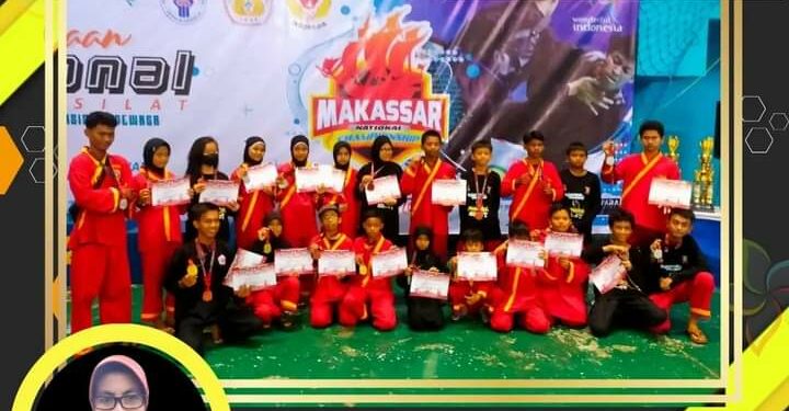 UPTD SMPN 1 Parepare Borong Medali di Kejuaraan Pencak Silat Tingkat Nasional