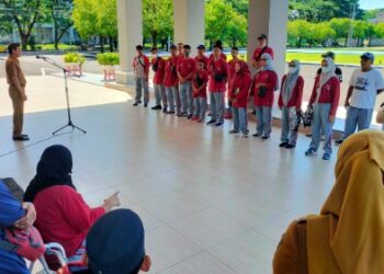 Lepas Kontingen Paralimpik, Pesan Sekda: Jaga Nama Baik Pinrang