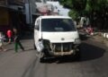 Diduga Karena Traffic Light Rusak, Dua Mobil di Parepare Terlibat Lakalantas