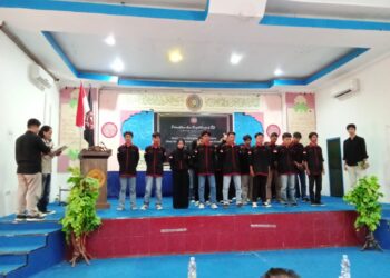 Pelantikan dan Rapat Kerja VIII Ikatan Pelajar Mahasiswa Pattinjo (IPMP) berlangsung di Aula Kampus Universitas Muhammadiyah (UMPAR) Parepare, Jl Jendral Ahmad Yani Parepare, Sabtu (10/12/2022).
