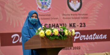 Hadiri Hari Jadi DWP ke-23 Tahun, Naoemi Octarina : Perlu Kolaborasi dengan Organisasi Wanita Lain